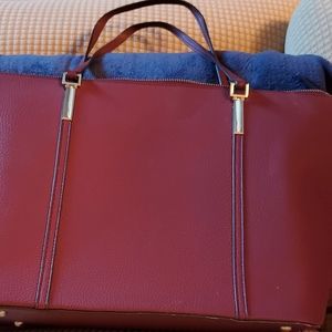 Burgundy Tote bag